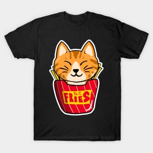 Cat Fries T-Shirt